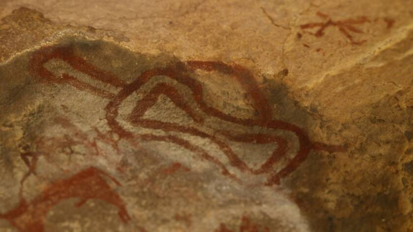 Rock Painting at Chaturbhuj Nala