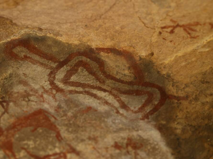 Rock Painting at Chaturbhuj Nala