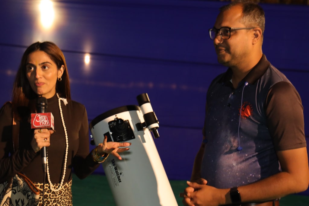 Outdoor Activity Stargazing