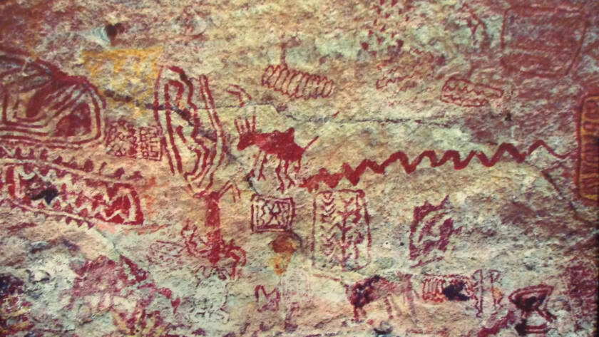 Rock Art at Chaturbhuj Nala