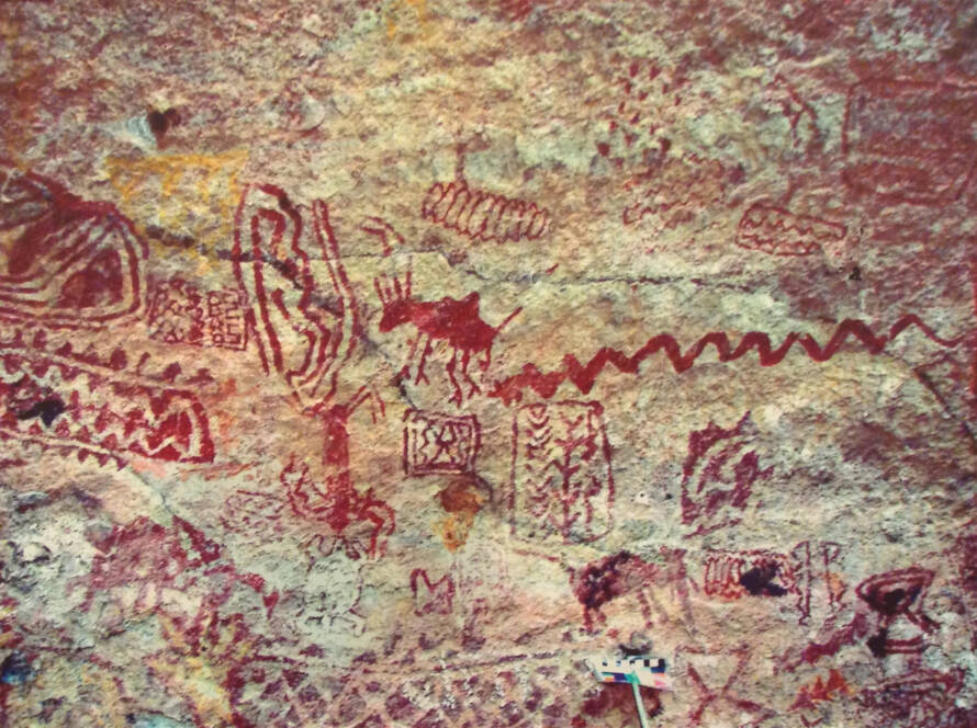 Rock Art at Chaturbhuj Nala
