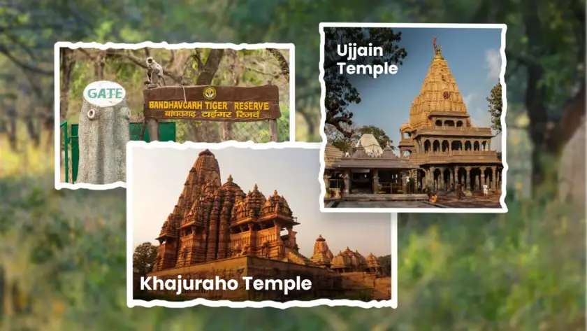 Major Tourist Place of Madhya Pradesh